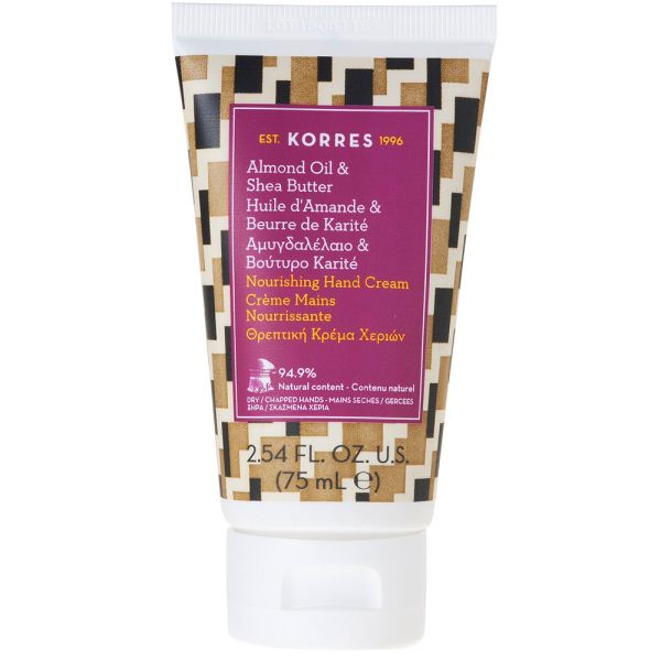 Korres ALMOND OIL & SHEA BUTTER Nährende Handcreme