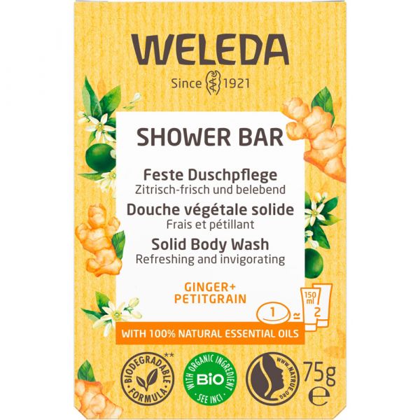 Weleda Feste Duschpflege Ginger + Petitgrain