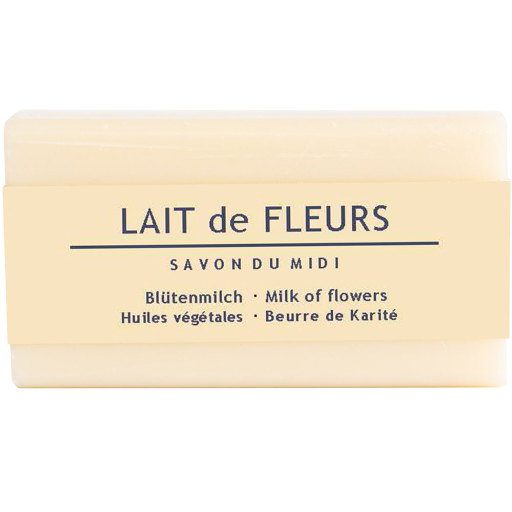 Savon Du Midi Lait de fleur Savon de karité 100 g - Savon Du Midi