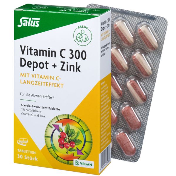 Salus C-300-Depot+Zink Tabletten