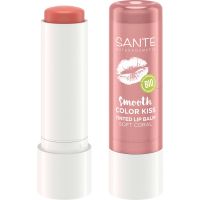 Sante Smooth Color Kiss Tinted Lip Balm 01 Soft Coral Sante Smooth Color Kiss Tinted Lip Balm 01 Soft Coral