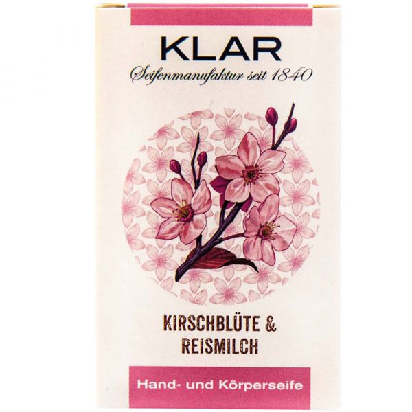 Klar Kirschblüten & Reismilchseife