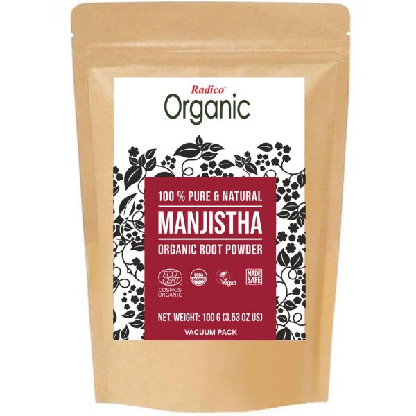 Radico Organische Kräuterpflegepackungen Manjistha