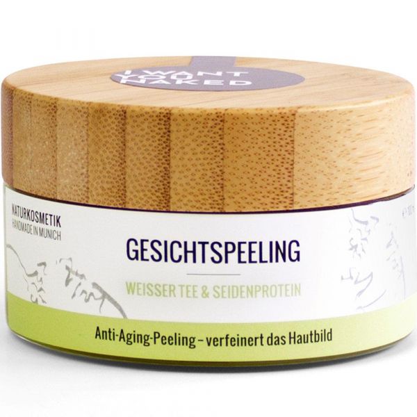 I Want You Naked Gesichtspeeling Weisser Tee & Seide