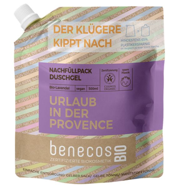 Benecos Duschgel Lavendel 500ml Refill