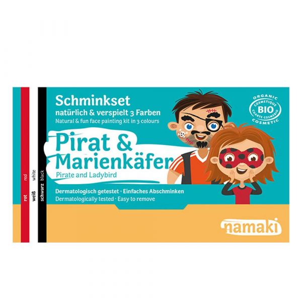 Namaki Cosmetics Schminkset Pirat & Marienkäfer