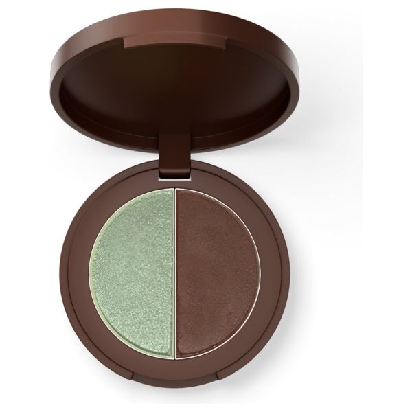 ANNEMARIE BÖRLIND DUO EYE SHADOW SHIMMERING MOSS GROUNDED BROWN