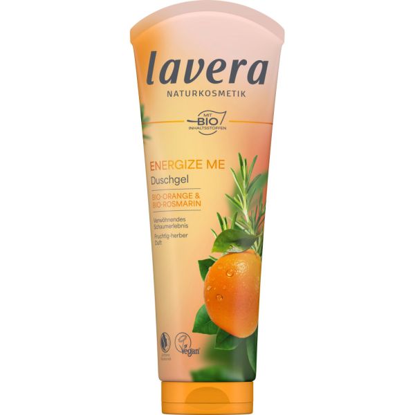 Lavera Duschgel Energize Me Bio-Orange & Bio-Rosmarin