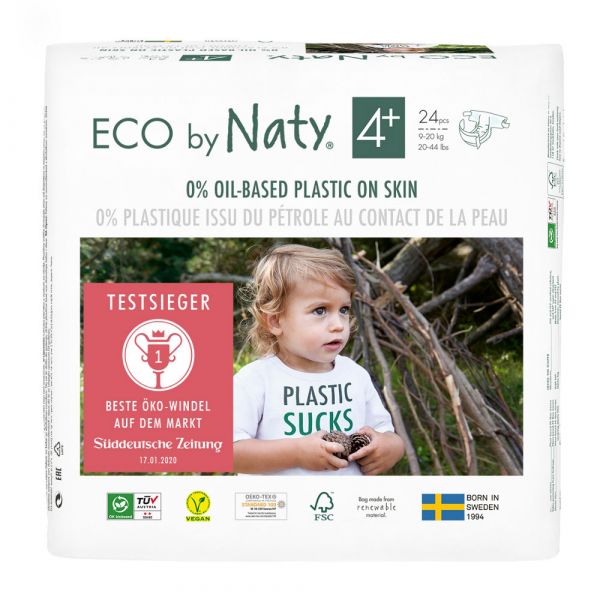 Naty Eco Windel Größe 4+ 9-20 kg