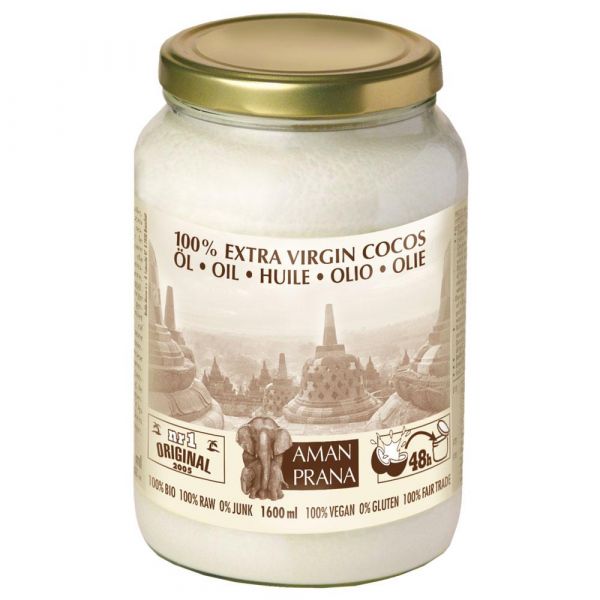 Amanprana Kokos Öl nativ extra 1,6 Liter