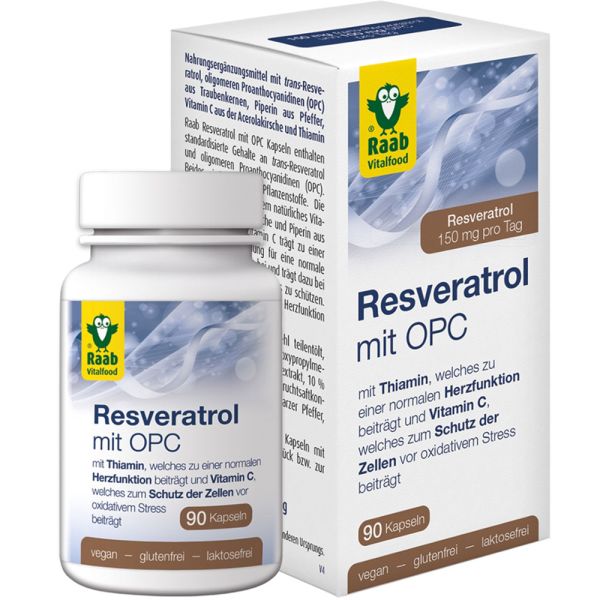 Raab Vitalfood Resveratrol mit OPC Kapseln