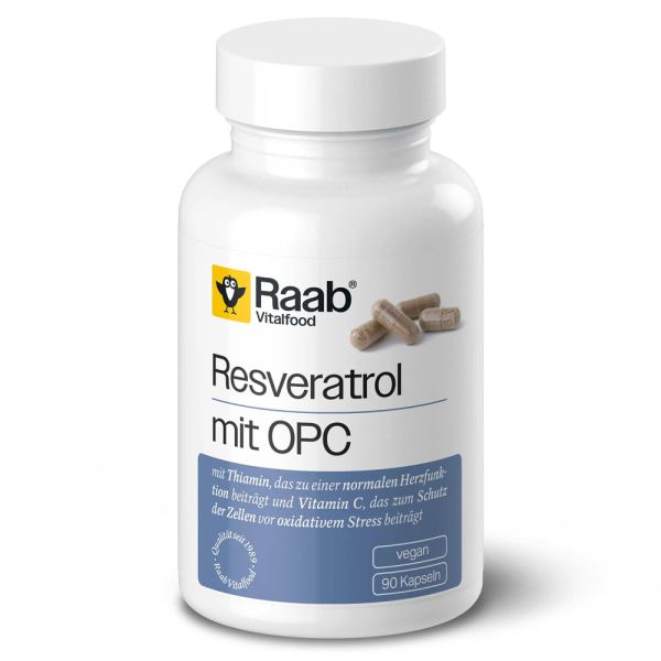 Raab Vitalfood Resveratrol mit OPC Kapseln