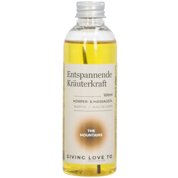 Giving Love To Pflege-Körper und Massageöl Mountains 100ml