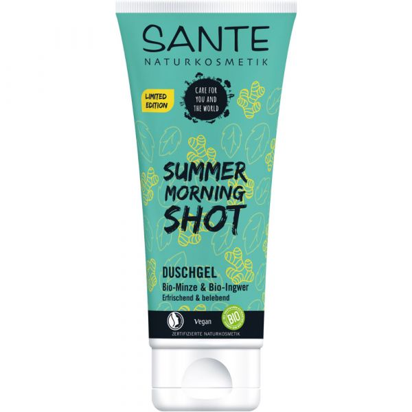 Sante Duschgel SUMMER MORNING SHOT Bio-Minze & Bio-Ingwer Sante Duschgel SUMMER MORNING SHOT Bio-Minze & Bio-Ingwer
